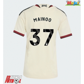 Manchester United Kobbie Mainoo #37 Tercera Equipación Mujer 2026-27 Manga Corta